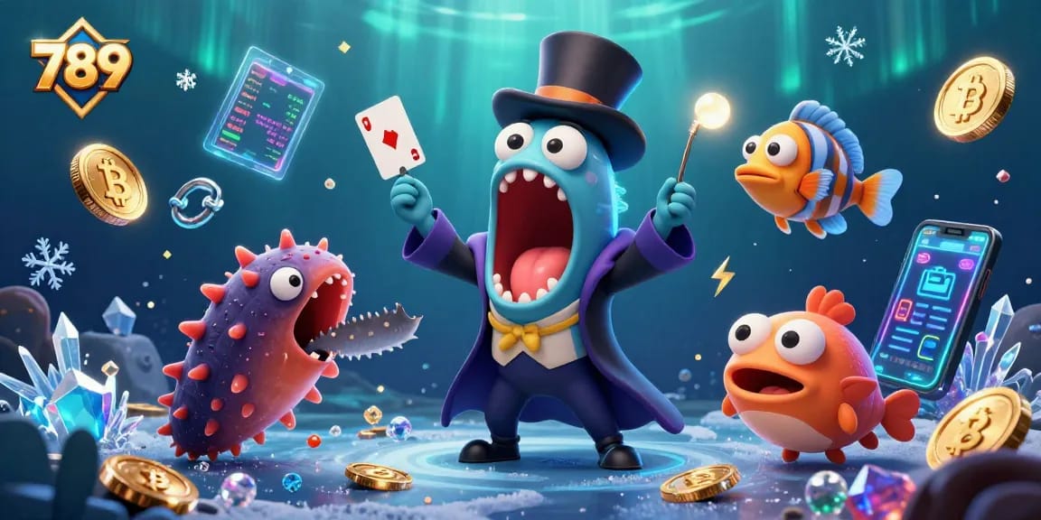 Experience thrilling action at 789 by engaging in dazzling casino games with magical underwater creatures.