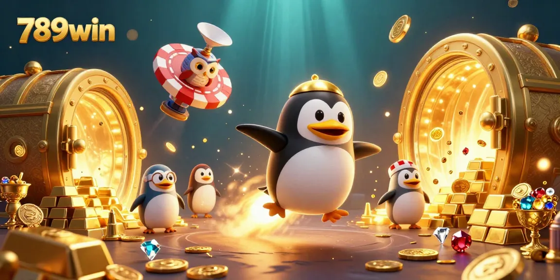 Experience thrilling gameplay at 789win, featuring golden treasures and 3D animated characters.