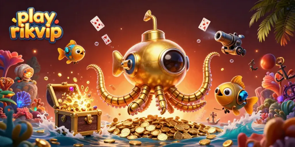 Experience the thrill as you play rikvip in an ultra-detailed casino adventure with treasure and excitement