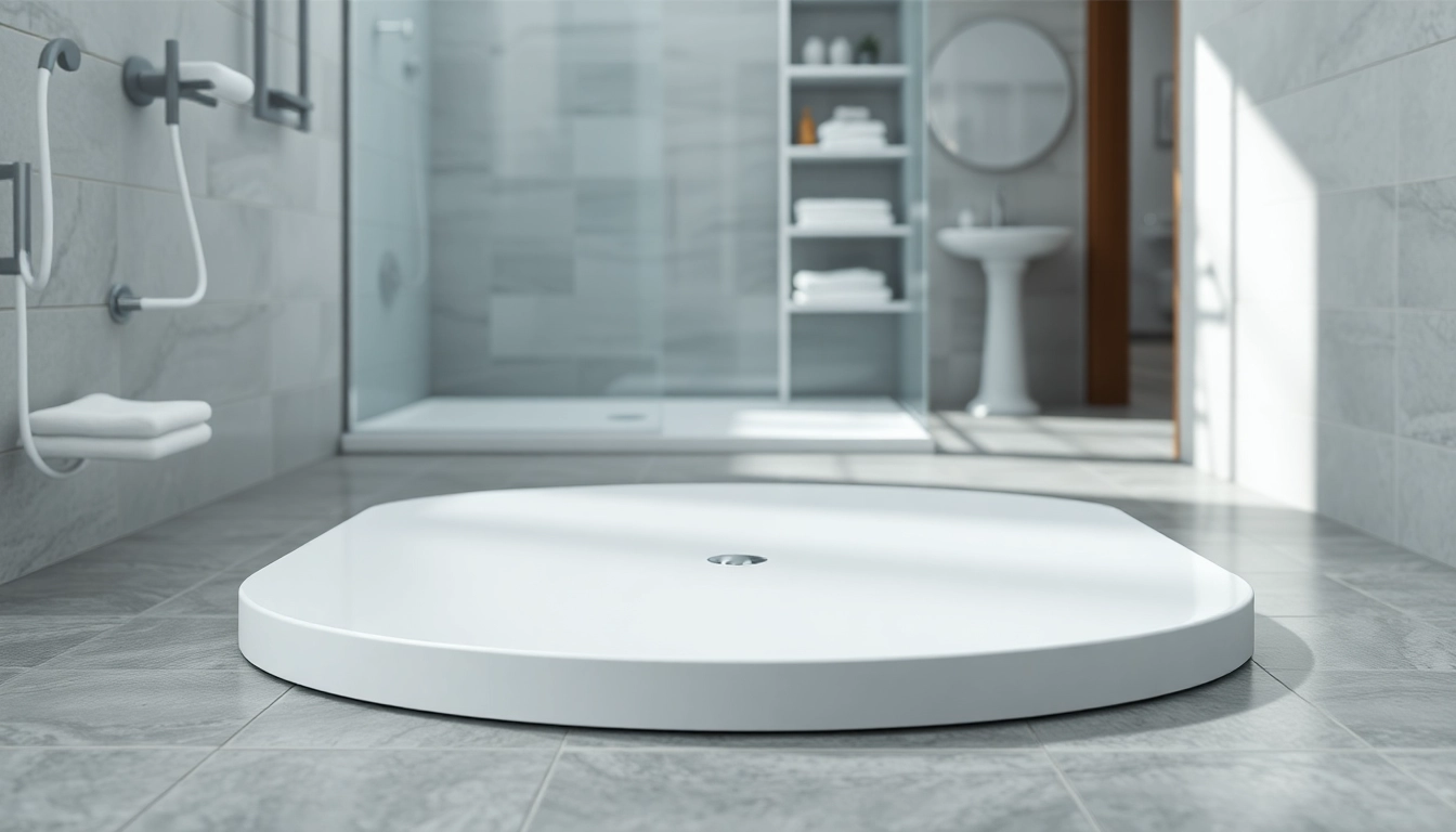 Showcase of an 800 x 800 shower base in a sleek modern bathroom design with elegant features.