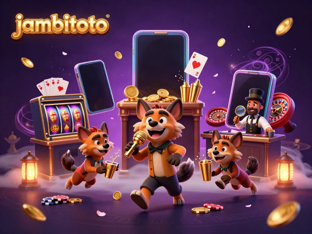 Engage with the thrilling world of jambitoto casino featuring hyenas in a vibrant comedy club scene.