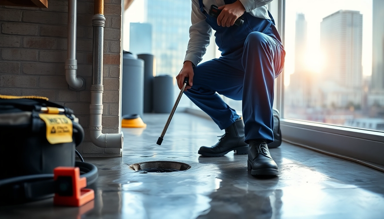 Emergency plumbing help for sewer backup with a licensed plumber fixing an urgent sewer issue in NYC.