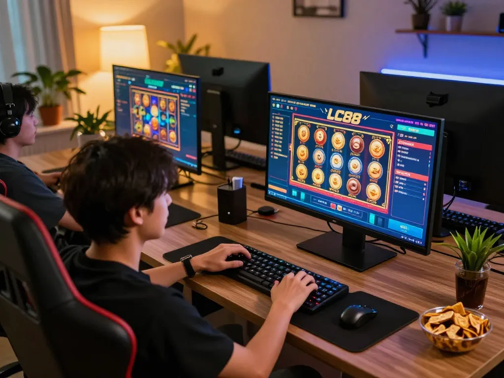Play the LC88 mobile casino app at home for an exciting online gambling experience