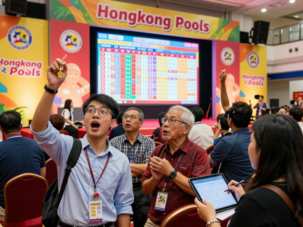 Hasil Keluaran HK ditampilkan di acara undian lotere yang meriah dengan pemain yang bersemangat terlibat dan menyaksikan.