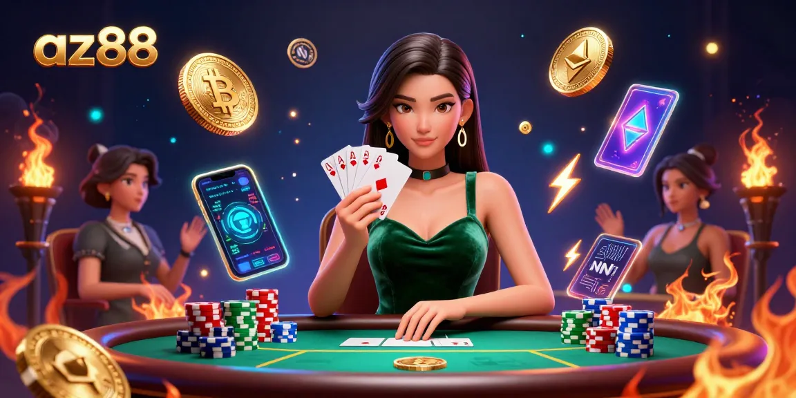 Play poker at az88 while experiencing thrilling gameplay and vibrant elements around you.