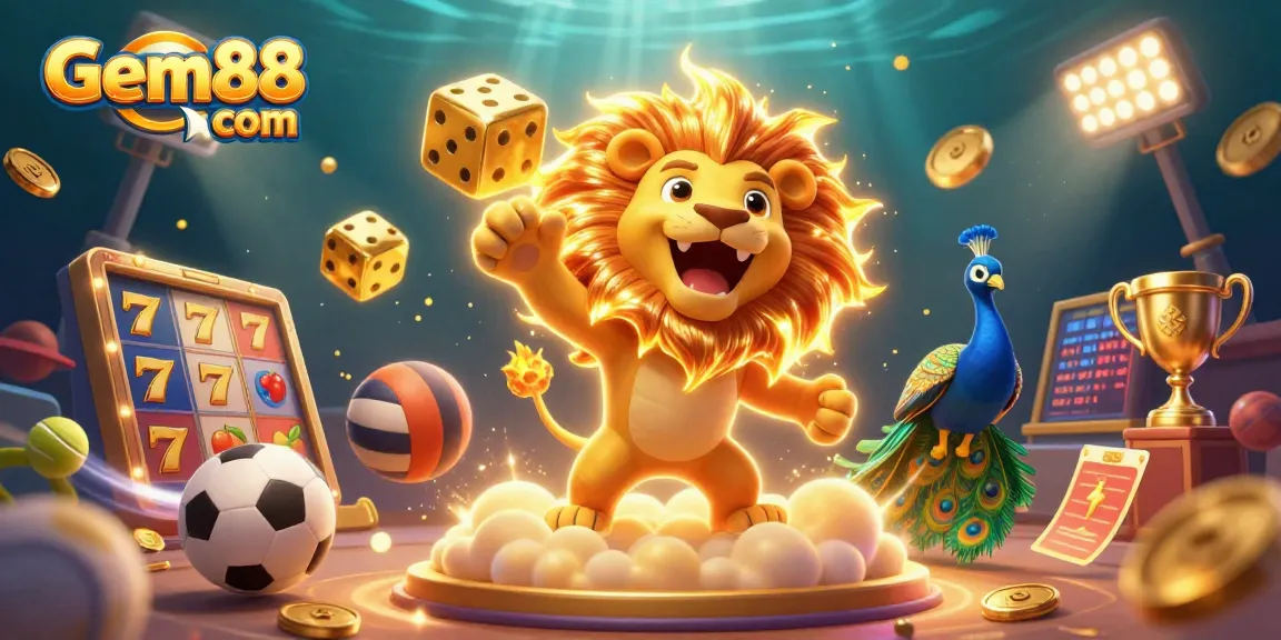 Experience excitement at Gem88 com with a vibrant 3D casino adventure featuring thrilling slot action