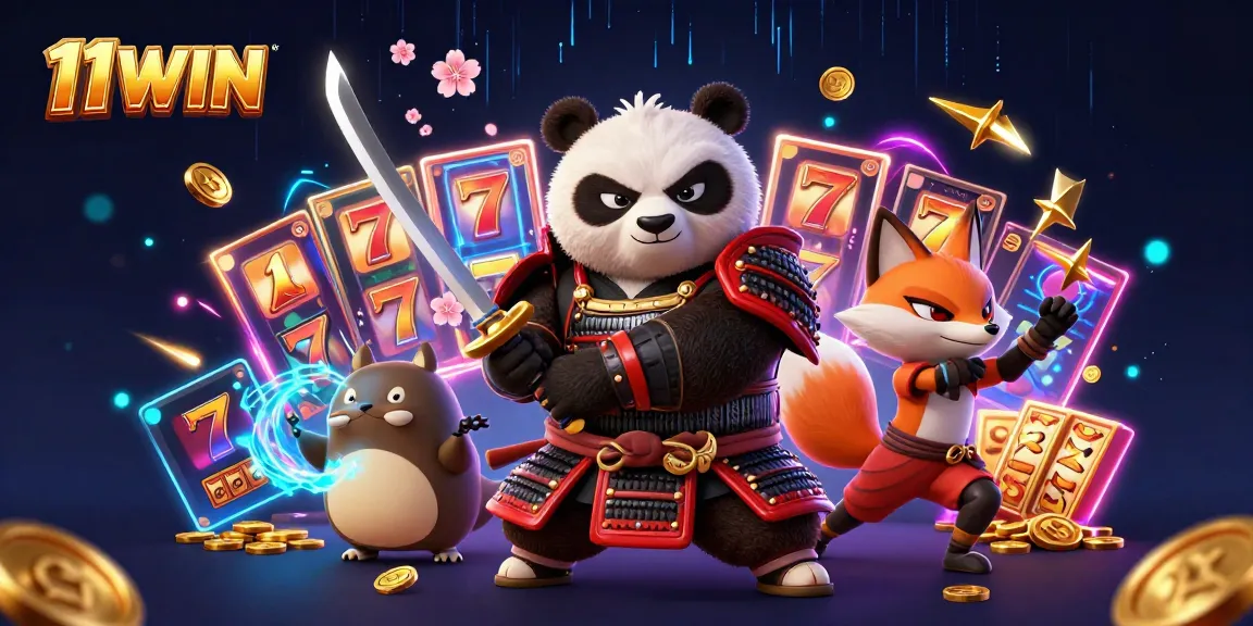 Engage with thrilling slot games at 11WIN, featuring vibrant characters and immersive designs.