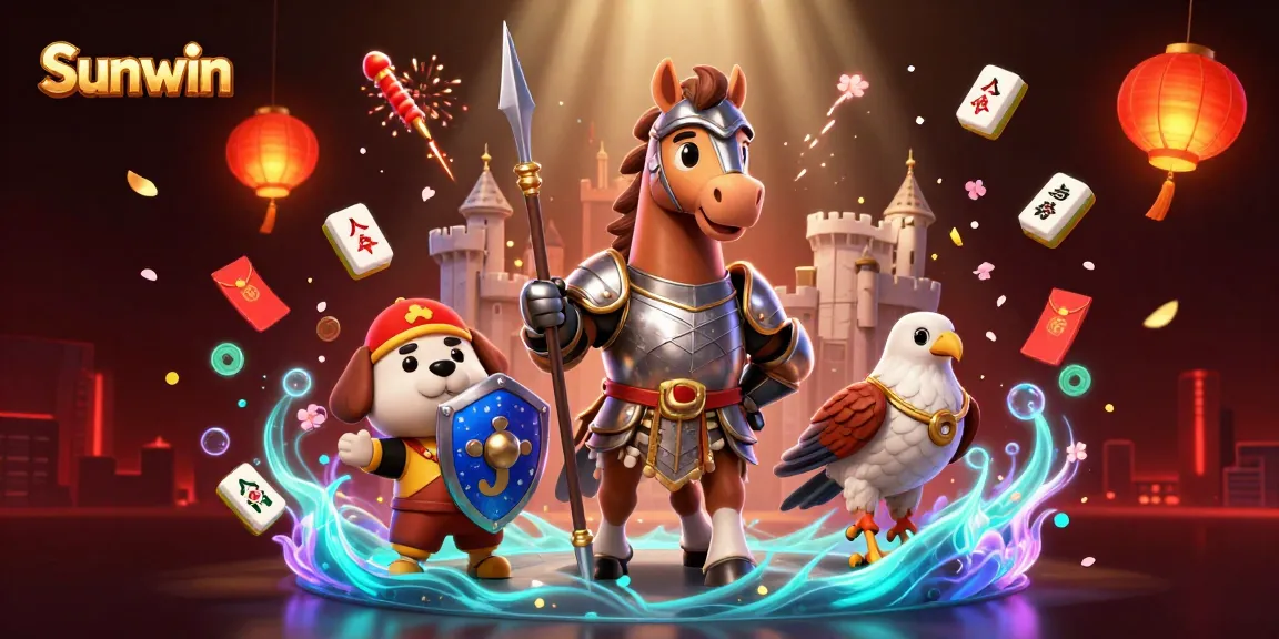 Engage with Sunwin's vibrant gaming experience filled with action and chance, represented by dynamic casino elements.